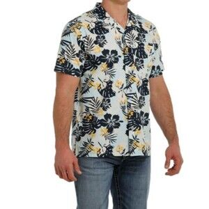 Cinch Men’s Tropical Button Up